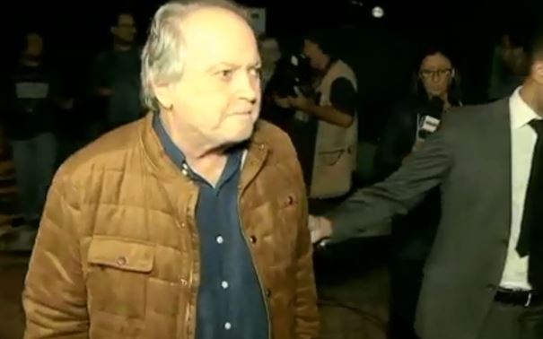O ex-ministro e ex-deputado Wagner Rossi deixa a sede da PF em São Paulo (Foto: Reprodução/GloboNews) 